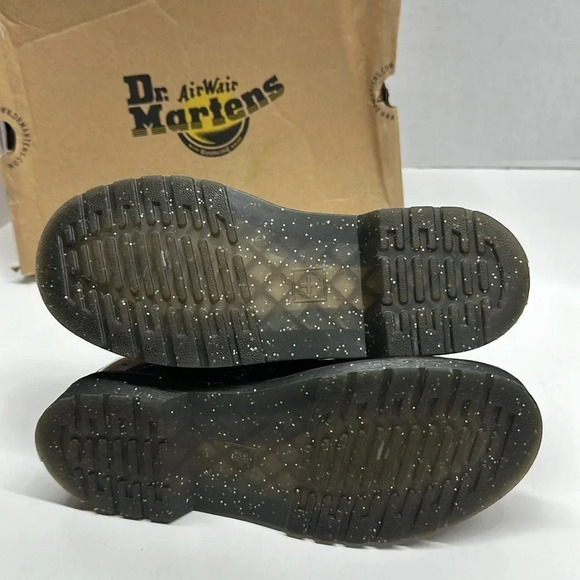 Dr Martens Docs Boots Lace Up Combat Shoes Cosmic Glitter Purple Women's Size 6 - Picture 10 of 15